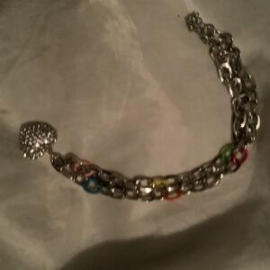 Necklace bling heart